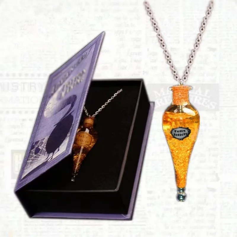 Felix Felicis Potion with advanced potion making book gift box